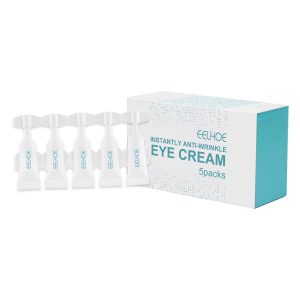 Korean Instant Eye Cream – Advanced Anti-Aging Formula in 25 Individual 1ml Vials – Instantly Reduces Puffiness, Dark Circles & Wrinkles – Firming & Lifting Under Eye Treatment for Men & Women