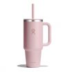 Hydro Flask 40 Oz Travel Tumbler with Handle, Lid and Straw - Insulated Stainless Steel in Tonal Trillium