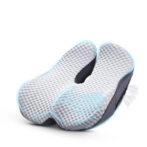 Seat Cushion for Tailbone Pain Relief X-Large,Ergonomic Office Chair Cushions for Butt Hip Lower Back & Sciatica Pain Relief Pillow,Pressure Relief Seat Cushion for Long Sitting, Car & Plane (Grey)