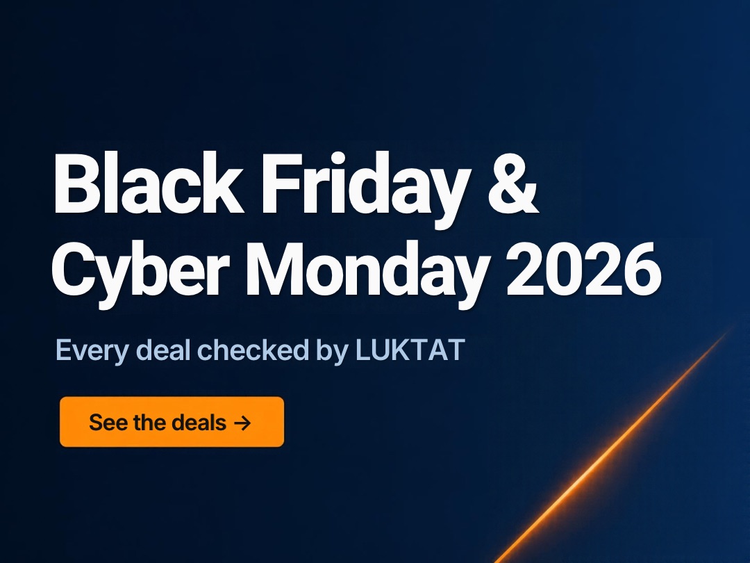 Black Friday and Cyber Monday 2026: deals with prices checked by LUKTAT