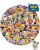 300 PCS Halloween Pumpkin Stickers, Vinyl Waterproof Stickers for Water Bottles Laptop Skateboard Computer, Halloween Party Favors Gifts Funny for Kids Teens Adults