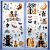 CCINEE Halloween Window Stickers – 10 Sheets Window Clings Decals for Party Decoration, Indoor & Outdoor Home Decor