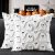 MIULEE Halloween Pillow Covers Cute Ghost Spooky Fall Throw Pillows Set of 2 Soft Plush Faux Fur Decorative Cushion Covers for Couch Sofa Bed Porch Living Room Halloween Decor 18×18 inch White
